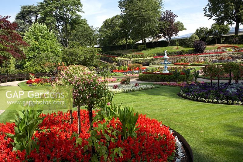 The Dingle, a public park in Shrewsbury designed by Sir Percy Thrower