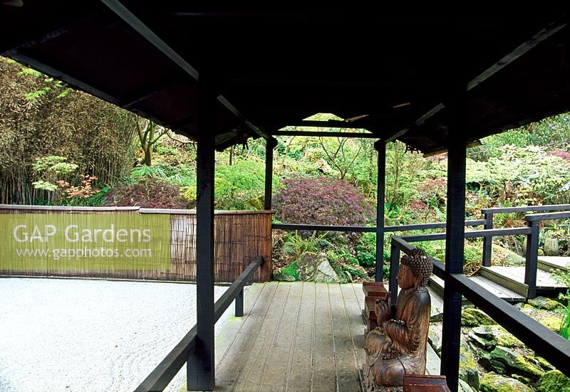 Zen garden - The Japanese Garden, St Mawgan, Cornwall