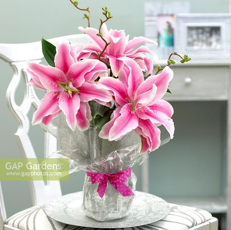 Roselily Belonica - Bunch of pink lilies 