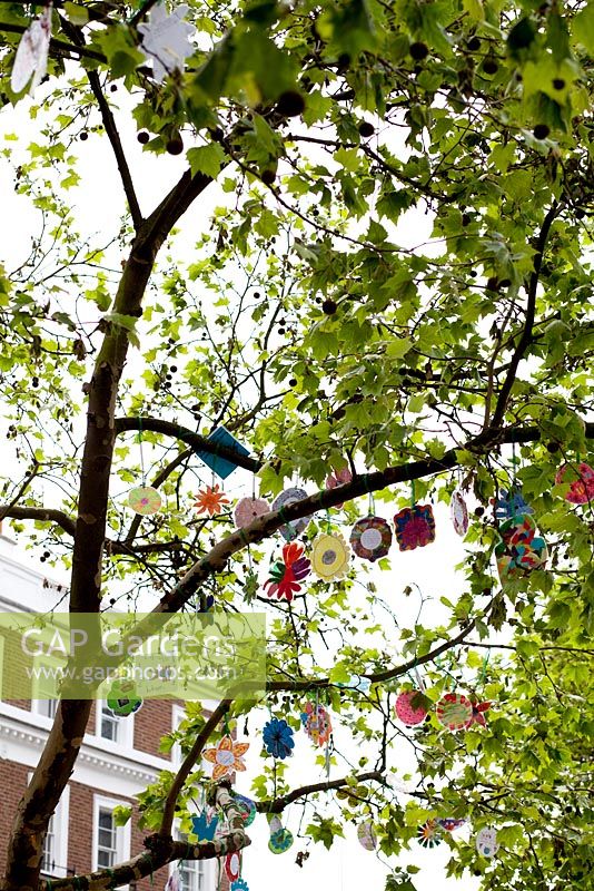 Wish Trees of Chelsea, Dovehouse Green, Dovehouse Street - First Chelsea Fringe Festival, London 2012
