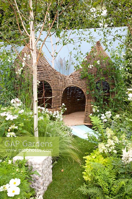 Play house made from willow