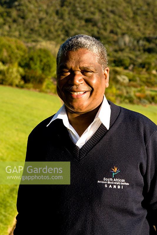 Andrew, a park guide at Kirstenbosch national botanical garden. Cape Town. South Africa
