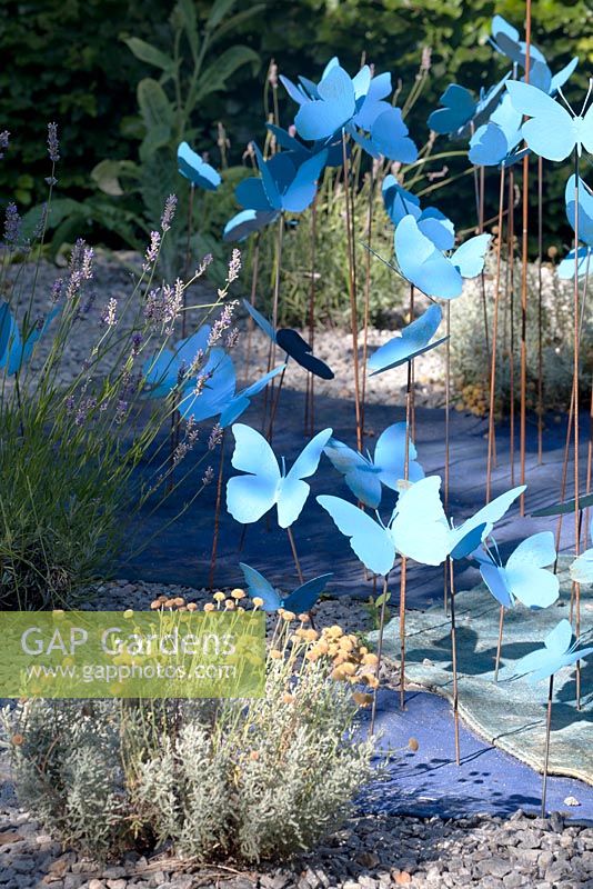International Garden Festival 2012 Domaine de Chaumont-sur-Loire. Theme - GARDENS OF DELIGHT, GARDENS OF DELIRIUM. Title - Le Jardin Blue d'Absolem.