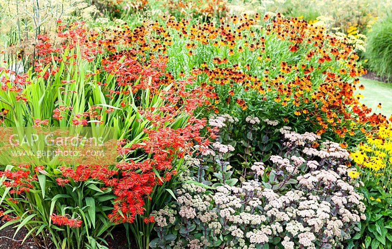 The Upper Flower Garden, Trentham Gardens, Stoke-on-Trent, Staffordshire. August.