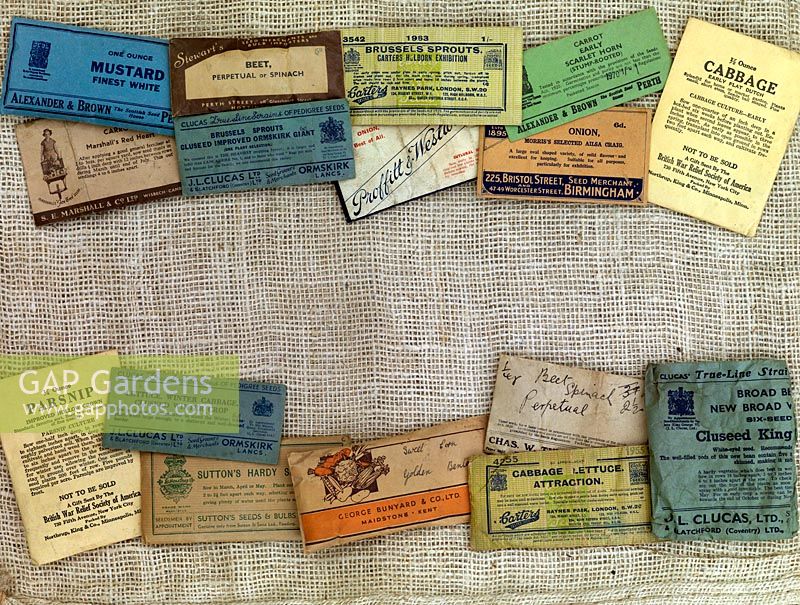 The Heritage Seed Library is the home to many old packets of seed, some dating back as far as Victorian times, which have been donated by gardeners up and down the country.