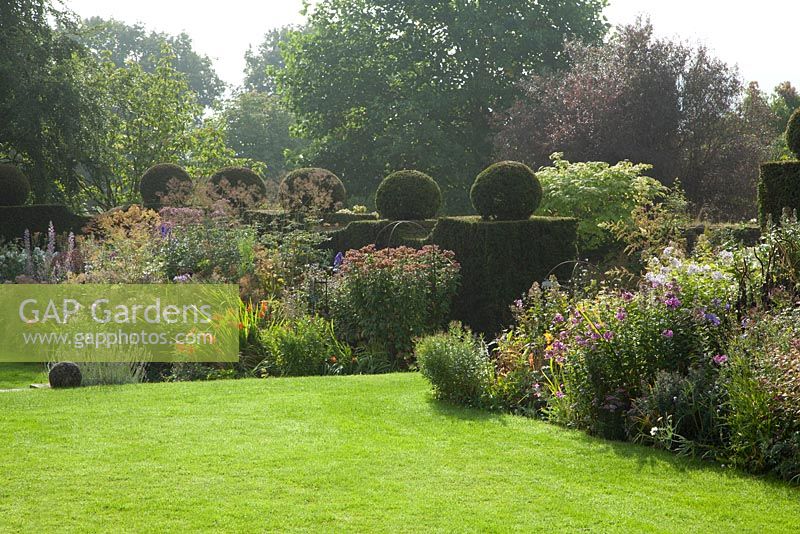Felley Priory gardens, Nottinghamshire, in September.