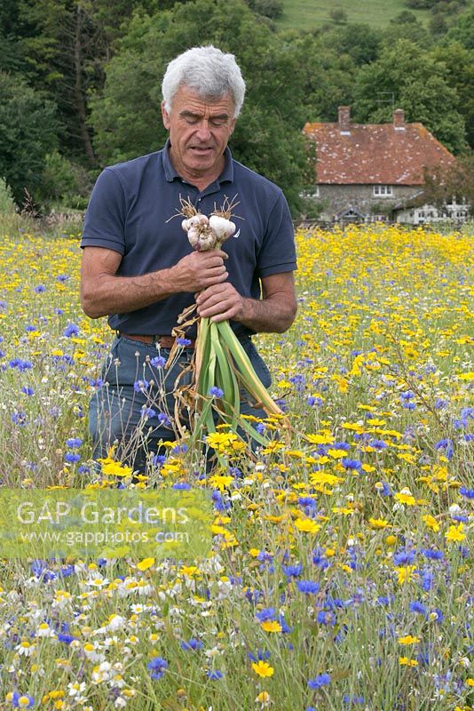 Colin Boswell. The Garlic Farm. Isle of Wight. 