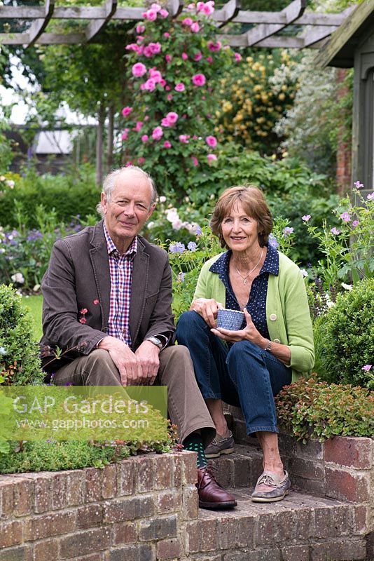 Gillian and Geoffrey Bray, owners of Orchard house.