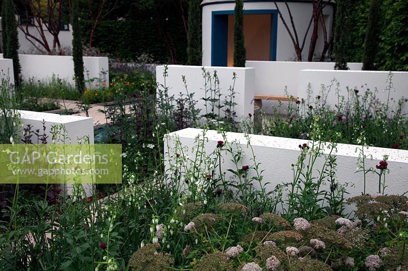 RHS Chelsea 2012 The RBC Blue Water Garden, designed by Nigel Dunnett and The Landscape Agency