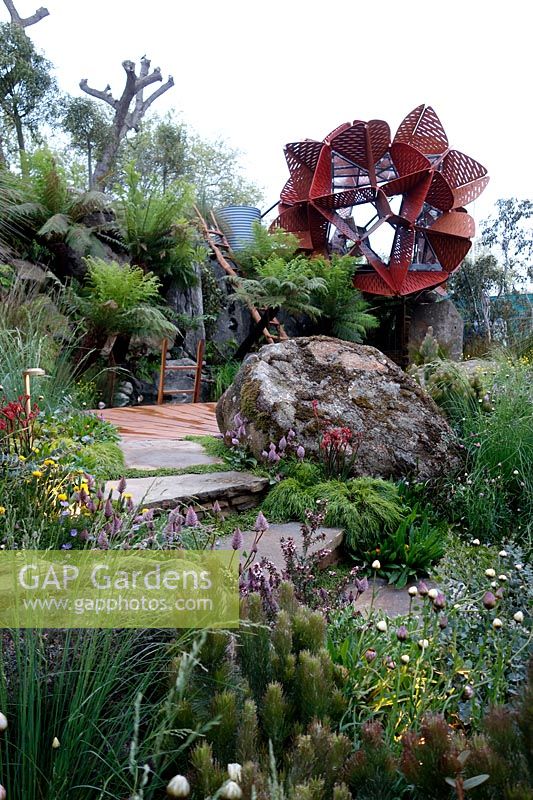 Trailfinders Australian Garden presented by Flemings, Exhibitor: Fleming's Nurseries, Designer: Phillip Johnson Gold Medal Winner Best in Show