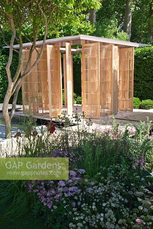 The Laurent-Perrier Garden - Nature and Human Intervention designed by Luciano Giubbilei at the RHS Chelsea Flower Show 2011