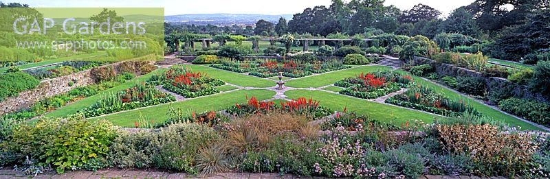 Hestercombe Garden in Somerset designed by Gertrude Jekyll and Sir Edwin Lutyens