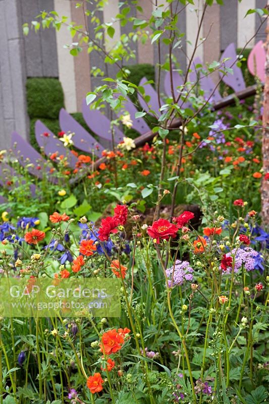Bradstone Panache Garden at RHS Chelsea Flower Show 2012, designed by Caroline E Butler. Sponsored by Bradstone