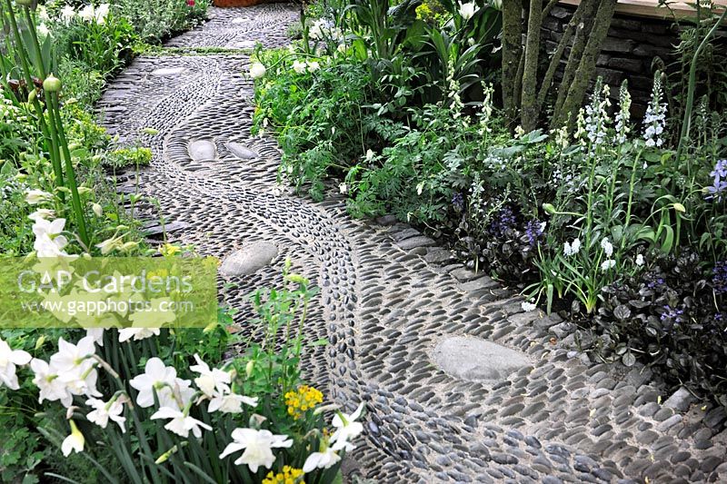 The 'Get Well Soon' Artisan Garden, sponsored by the National Botanic Garden of Wales at RHS Chelsea Flower Show 2013, London