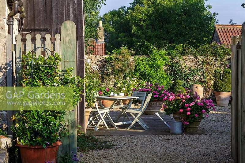 Barbara Stockitts garden at West Kington, Wiltshire