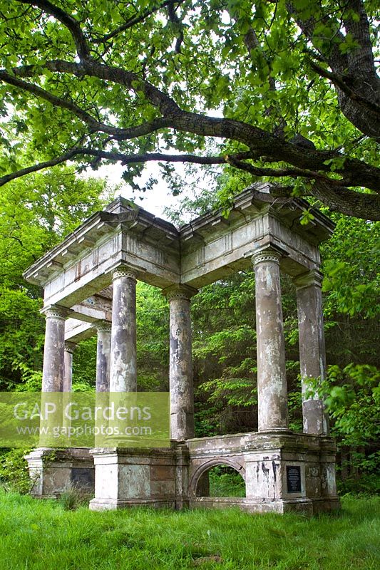 Victorian portico salvaged to create garden 'Temple' 