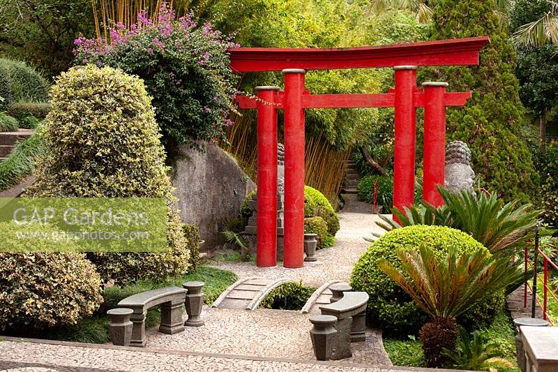 The Southern Oriental garden. Monte Palace Tropical Garden, Portugal.