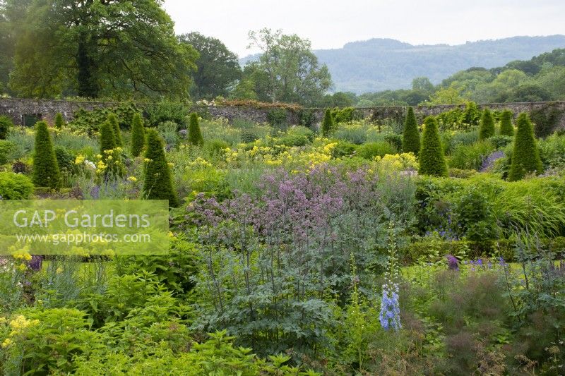 The Upper Walled Garden - Designer: Penelope Hobhouse - June