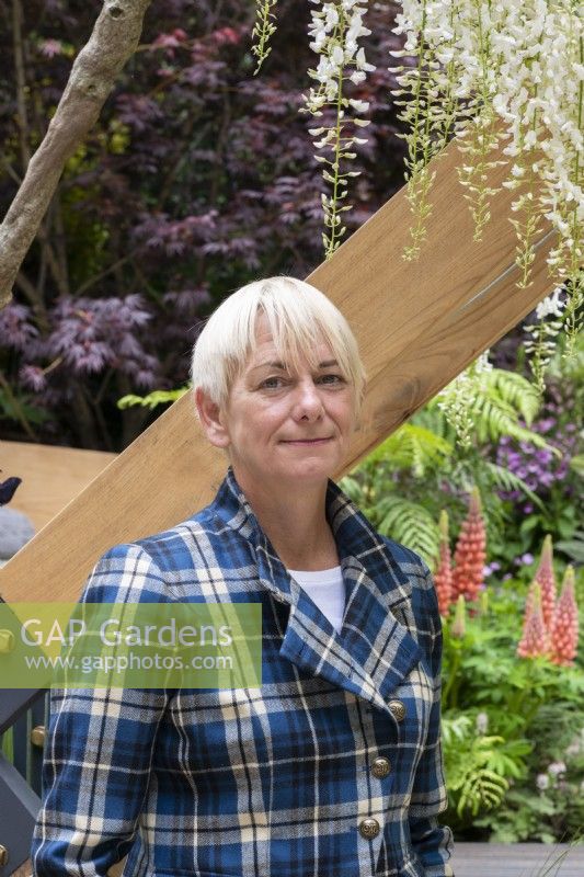 Garden designer Michelle Brown. 
