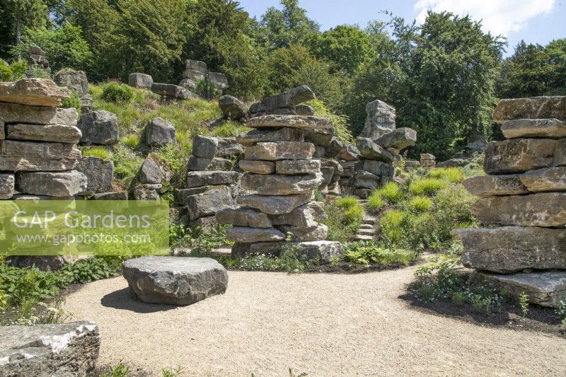 Paxton's Rock garden at Chatsworth - June 