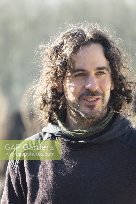 Ricardo Cano Mateo Spanish biologist and co-founder and farmer at Bodemzicht farm.