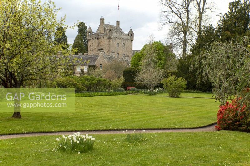 Cawdor Castle  Gardens in spring.