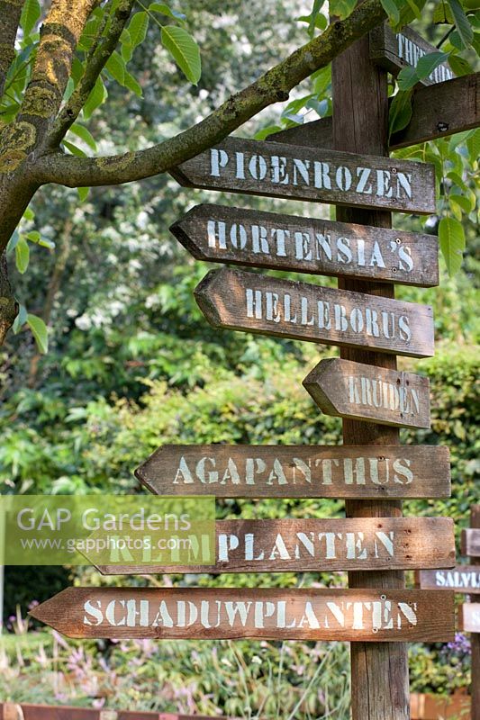 Sign in the nursery 