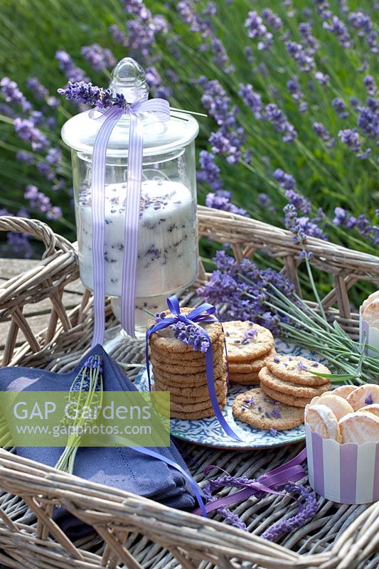 Lavender cookies and lavender sugar 