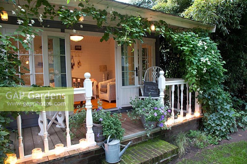 Garden house with veranda 