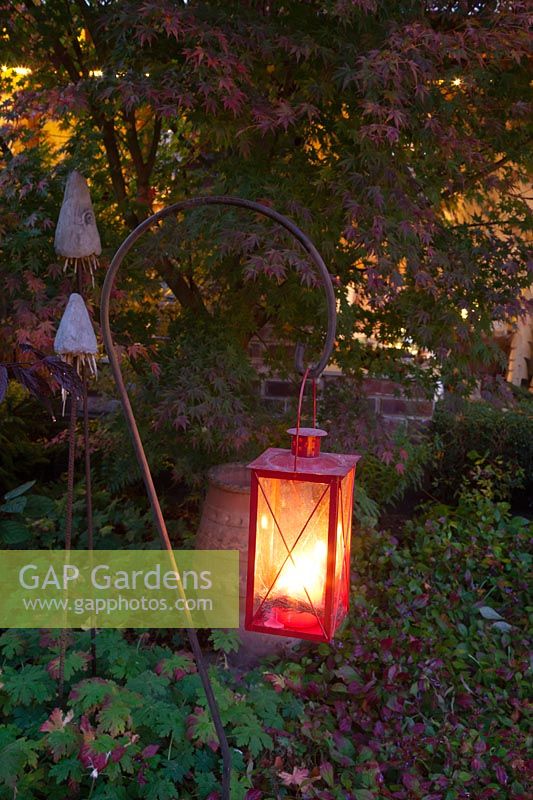 Lantern in the garden 