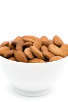 Bowl of almond nuts - Prunus dulcis