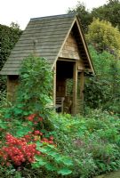 Summerhouse in border - East Ruston Old Vicarage, Norfolk 