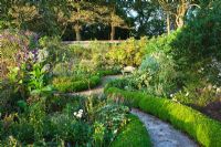 Colourful late summer garden - Bonython Manor, Cornwall