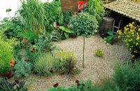 Tropical courtyard garden - Mistletoe House