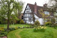 The garden at Eastgrove Cottage, Worcestershire in April