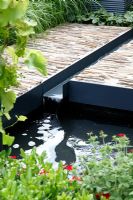 Rill and pond. 'Food 4 Thought' - Gold Medal Winner - RHS Hampton Court Flower Show 2010 
 