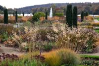 Overlooking the Italian Garden designed by Tom Stuart-Smith - Trentham Gardens, Staffordshire, October