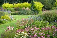 The Summer Garden in August, Bressingham Gardens, Norfolk, UK