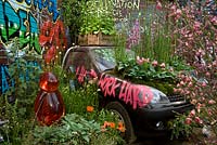 Pupils Of Knightsbridge School demonstrate how unpromising urban spaces can be improved with thoughtful planting. Chelsea Flower Show 2012