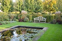 Rectangular pond - Tuin de Villa, Netherlands 
