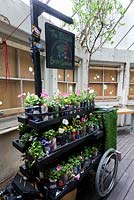 Bicycle Beer Garden at The Edible Bus Stop - First Chelsea Fringe Festival, London 2012