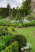 The Sundial Garden, Highgrove, May 2008. 