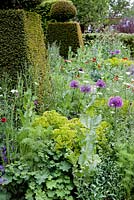 Topiary and summer border 