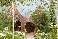 Play house made from willow
