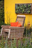 Furniture made from recycled pallets - 'Summer in the Garden' - Silver medal winner - RHS Hampton Court Flower Show 2012 