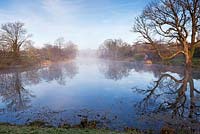 Llyn Uchaf - Lake with mist