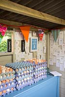 Free range eggs for sale and notes from happy customers - Annabel's Egg Shed, Cavick House Farm, Norfolk