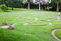 Veronicas Maze Tritton made from brick and turf -  Parham, West Sussex