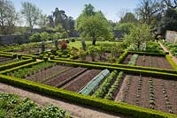The walled garden at Wretham Lodge, Norfolk