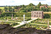 The Elizabethan Garden, Kenilworth Castle, near Coventry, UK